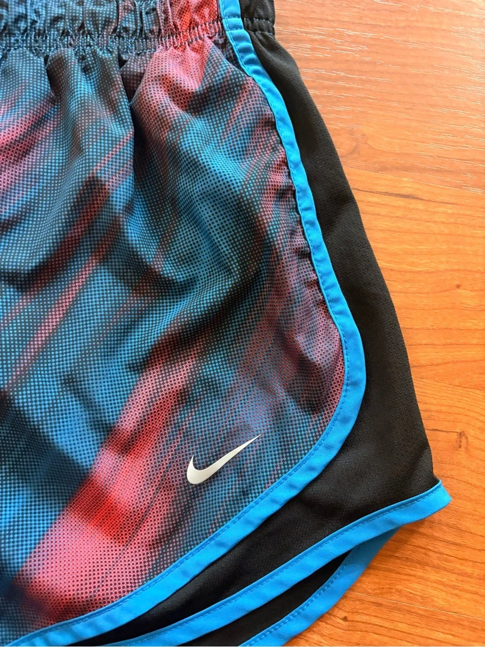 Nike Women’s Blue & Pink Athletic Running Shorts